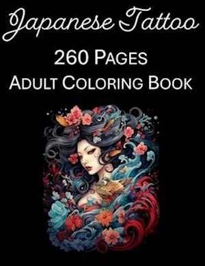 Japanese Tattoo Coloring Book