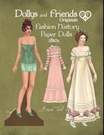 Dollys and Friends Originals Fashion History Paper Dolls, 1810s