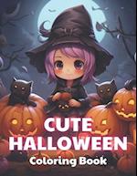 Cute Halloween Coloring Book