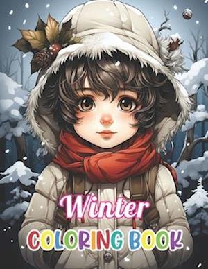 Winter Coloring Book for Kids