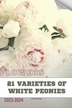 21 Varieties of White Peonies