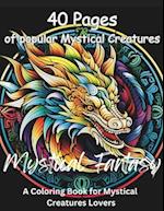 Mystical Creatures Coloring Book