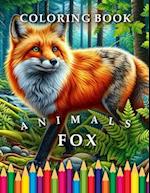 Fox Coloring Book