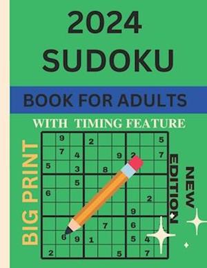 2024 Sudoku Book for Adults