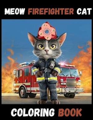 Meow Firefighter Cat Coloring Book