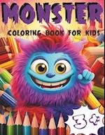 Monsters coloring book for kids