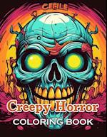 Creepy Horror Coloring Book for Adults