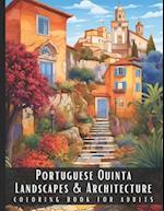 Portuguese Quinta Landscapes & Architecture Coloring Book for Adults