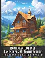 Romanian Cottage Landscapes & Architecture Coloring Book for Adults
