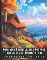 Romanian Transylvanian Cottage Landscapes & Architecture Coloring Book for Adults