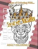 Adult Coloring Sugar Skulls Coloring Book