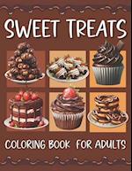 Sweet Treats Coloring Book For Adult