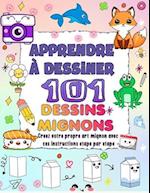 apprendre à dessiner 101 dessins mignons