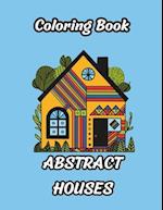 Abstract Houses Coloring Book