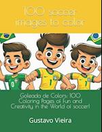 100 soccer images to color
