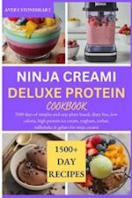 Ninja Creami Deluxe Protein Cookbook