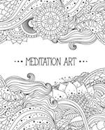 Meditation Art Adult Coloring Book