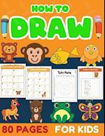How to Draw 80 Adorable Pages for KIDS