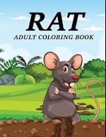 Rat Adult Coloring Book