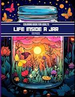 Life Inside A Jar Coloring Book For Adults