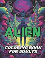 Alien Coloring Book for Adults