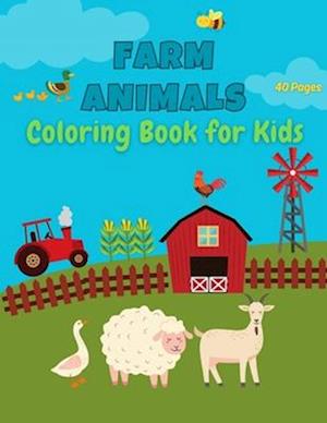 Farm Animals Coloring Book