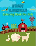 Farm Animals Coloring Book