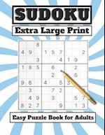 Extra Large Print Easy Sudoku Puzzle Book for Adults