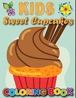 Kids Sweet Cupcakes Coloring Book