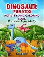 Dinosaur Fun Kids Activity and Coloring Book