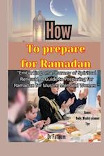 How to Prepare for Ramadan