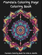 Mandala Coloring Page Coloring Book