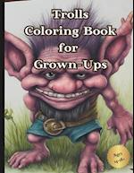 Trolls Coloring Book for Grown Ups