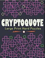 Cryptoquote Large Print Hard Puzzles