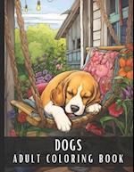Adult Coloring Book Dogs
