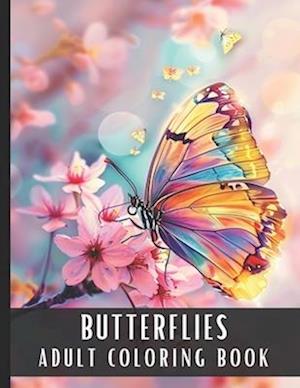 Adult Coloring Book Butterflies