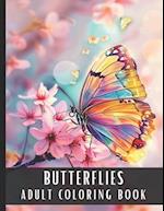 Adult Coloring Book Butterflies