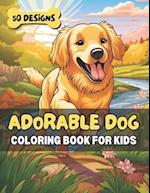 Adorable Dog Coloring Book for Kids