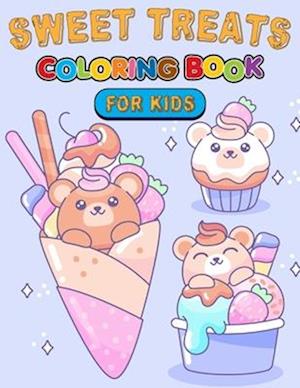 Sweet Treats Coloring Book For Kids
