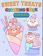 Sweet Treats Coloring Book For Kids