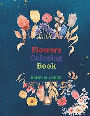 Flowers coloring book