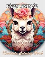 Farm Animal Mandala Coloring Book