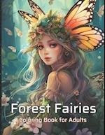 Forest Fairies Coloring Book For Adults
