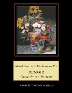 Mixed Flowers in Earthenware Pot