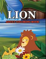 Lion Adult Coloring Book