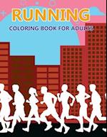 Running Coloring Book For Adults
