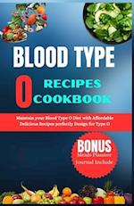 Blood Type O Recipes Cookbook