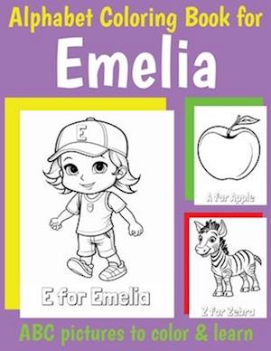 ABC Coloring Book for Emelia