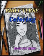 Bible Verse Coloring Book For Teens