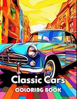 Classic Cars Coloring Book for Adult